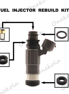 喷油器密封圈O型圈过滤网 适用三菱 CDH166 MD319790 15710-66D00