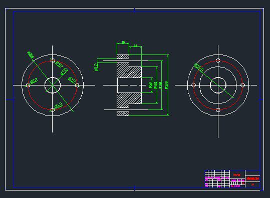 【gy034】连接盘铸造工艺设计/cad图纸说明书资料