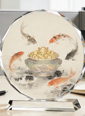 锦鲤摆件聚财居家商铺皆适宜礼品