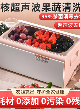 超声波果蔬清洗杀菌去农残洗水果