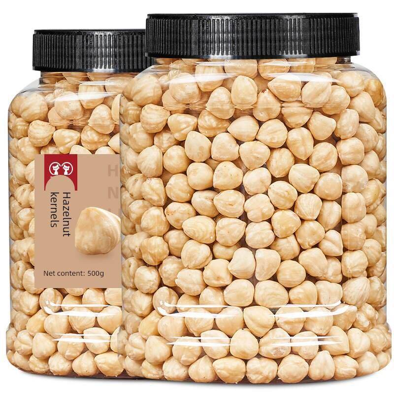 大榛子仁熟原味坚果500g榛仁臻子