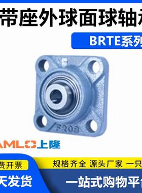 带座外球面球轴承-方法兰式BRTE-12/15/17/20/25/30/35/40/45/50