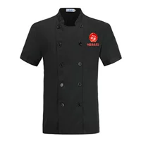 Черный с коротким рукавом Guohui