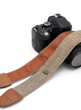 单反微单相机肩带复古文艺挂脖拍立得黑色佳能富士徕卡摄影背带