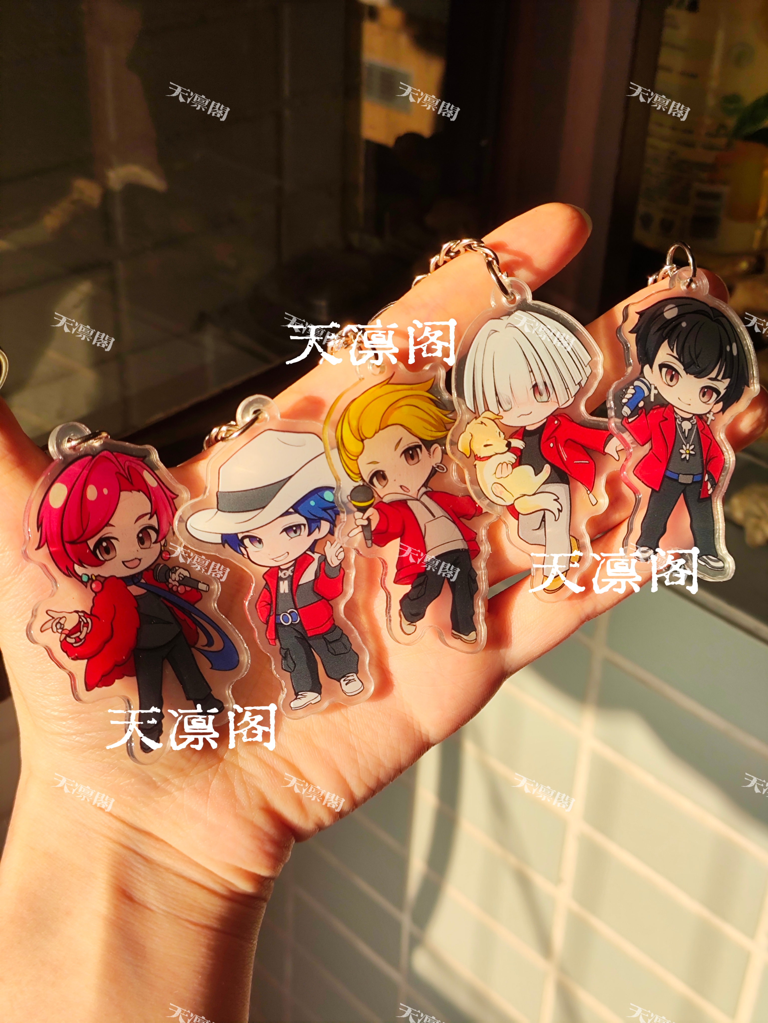 【天凛藏】原创同人-云南bigbang挂件蹦山咔拉咔关恒亚克力钥匙扣