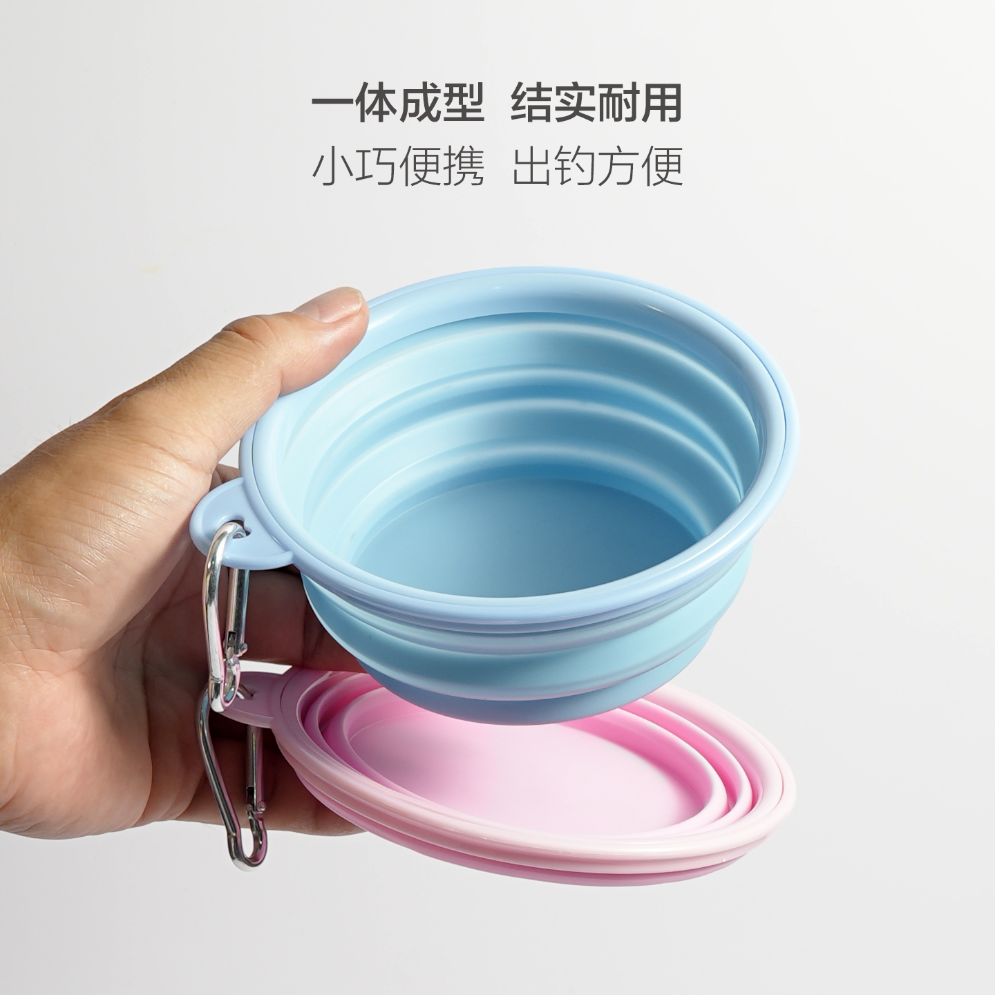 折叠饵料盆开饵盆超小号迷你拌饵盆拉饵盘溪流小物钓专用钓鱼饵盒