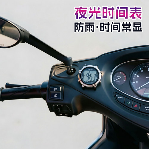 夜光车载时钟防水时间表数字显示