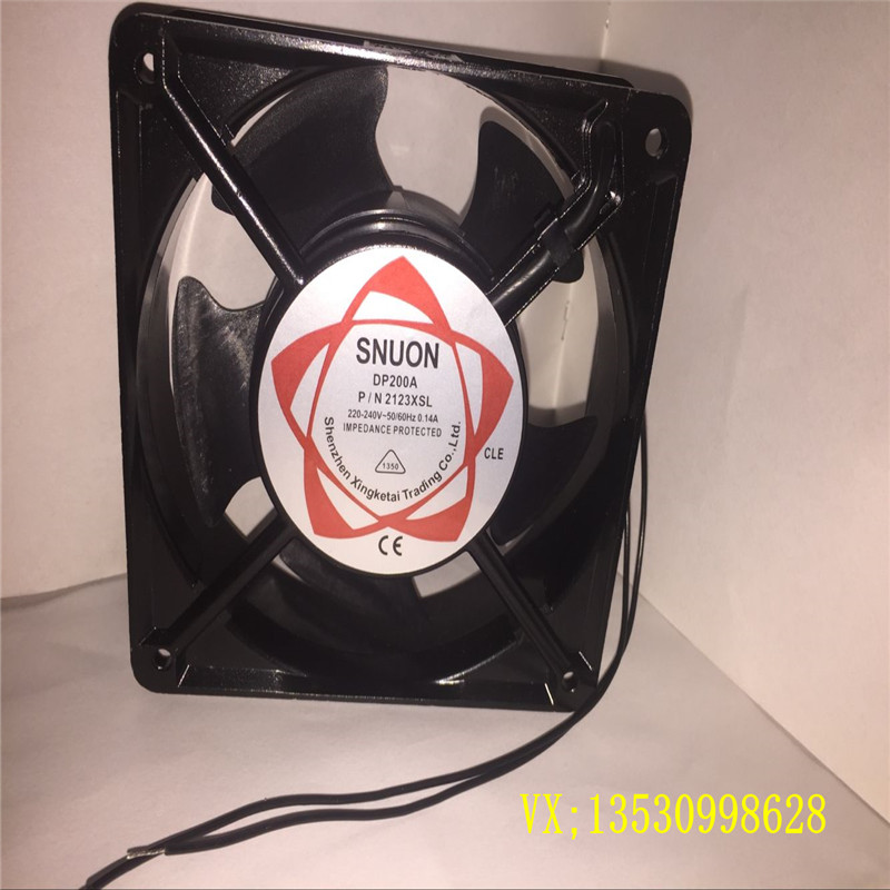 snuon风扇dp200a  dp200a p/n2123xsl 220-240v 0.14A 50/60Hz