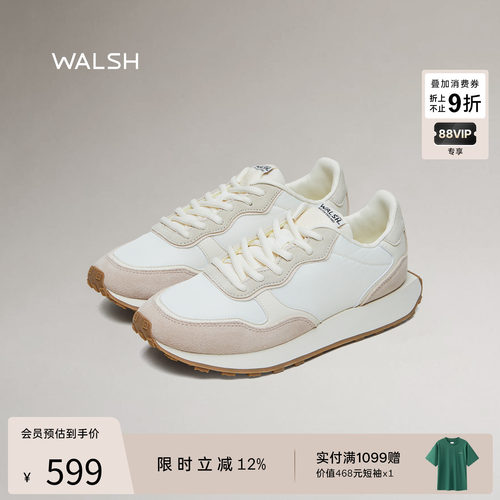 normanwalsh男女同款系带运动鞋