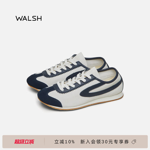 WALSH丨SONNET 系列 春夏透气薄底鞋复古慢跑鞋休闲德训鞋男女