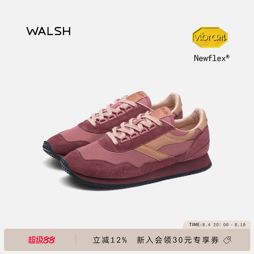 WALSH丨ENSIGN系列 早秋休闲鞋巴恩风复古慢跑鞋跑步鞋男女同款