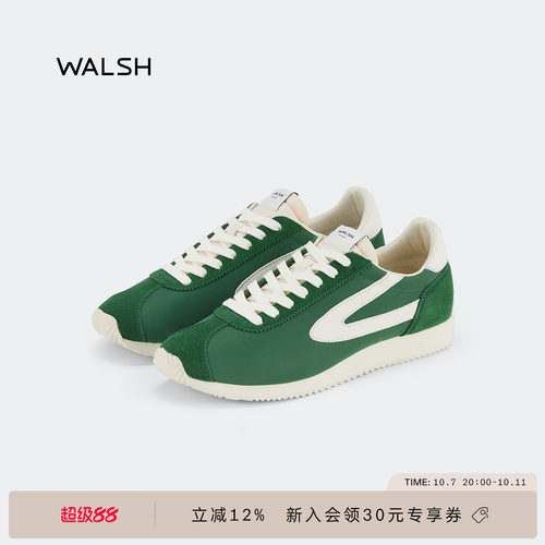 阿甘鞋normanwalsh轻质系带男女