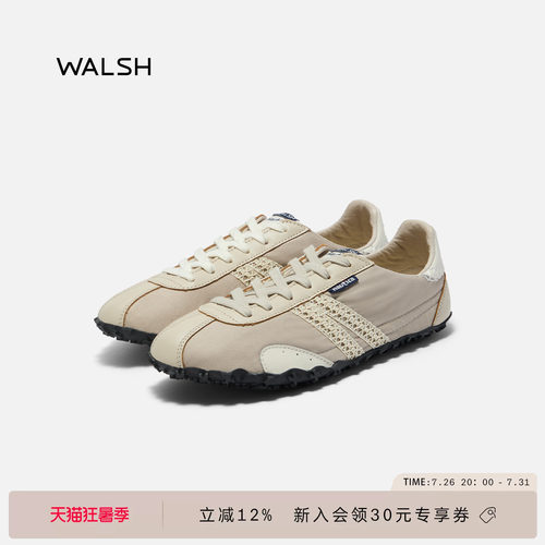 WALSH×nautica复古薄底运动鞋