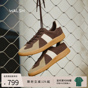 NormanWalsh丨GAT系列 春夏休闲鞋运动鞋男女同款麂皮拼色德训鞋