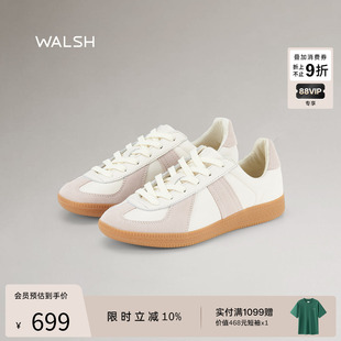 Walsh 低帮男女同款 GAT系列25年新款 休闲板鞋 真皮德训鞋 Norman