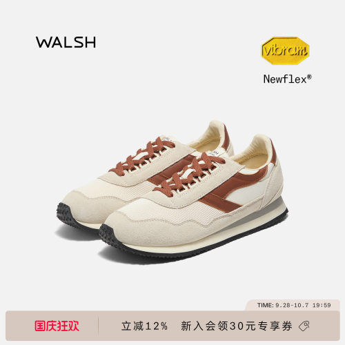 WALSH巴恩风复古薄底慢跑鞋