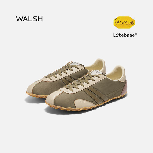 WALSH|CONCORDE复古薄底休闲鞋