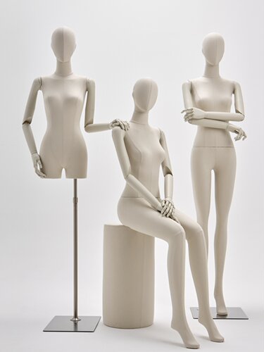 女模特假人体模型全身活动手臂婚纱服装店橱窗平肩服装展示架道具