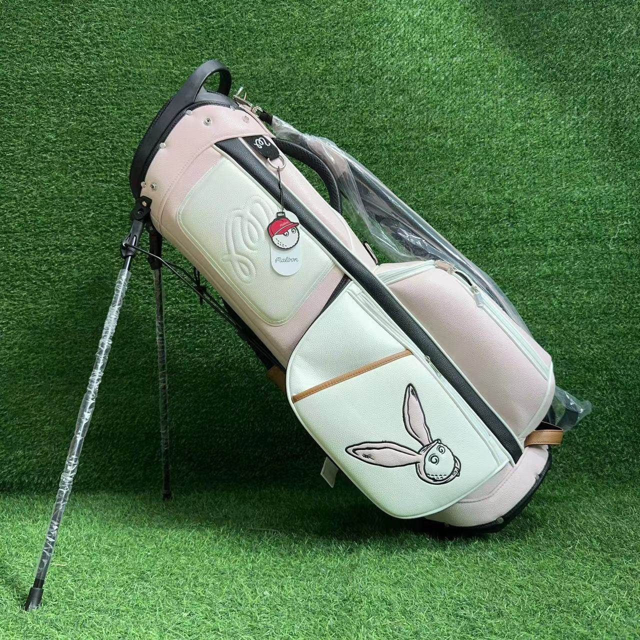 热卖新款女士高尔夫球包支架包两帽时尚轻便防水