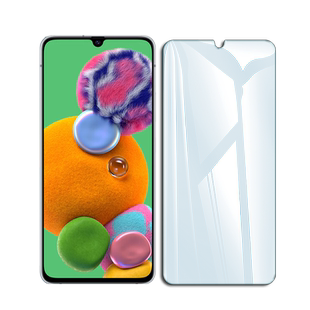 适用三星A90钢化膜a70手机贴膜a80玻璃A40S/A50抗蓝光a60全屏覆盖高清防指纹galaxya70防爆保护屏保防摔全包