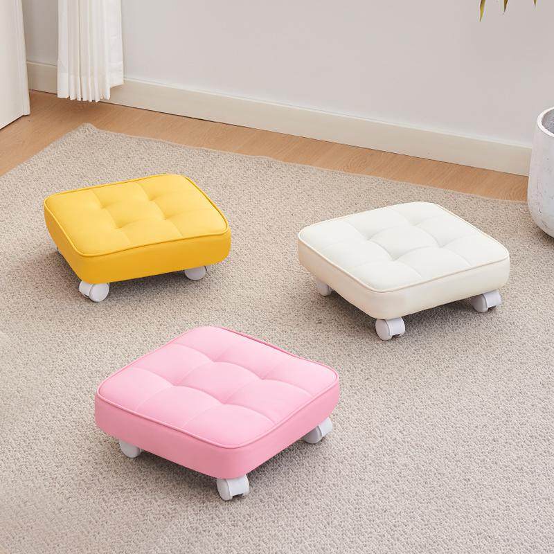 滑轮矮凳家用万向轮小凳子客厅带娃神器懒人美缝拆快递带轮方板凳