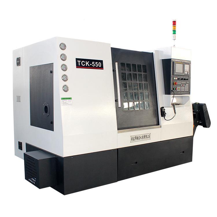 五轴 斜床身数控宝床T车tck550CK55 全自动双主轴数控车床鸡斜床