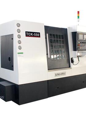 五轴 斜床身数控宝床T车tck550CK55 全自动双主轴数控车床鸡斜床