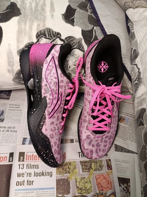 LiNing李宁 利刃5 3D碎影 耐磨抓地织物TPU 防滑轻便回弹 低帮