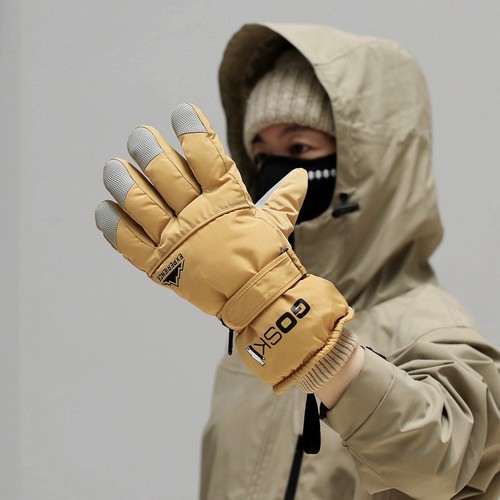 防水全掌触屏滑雪手套户外骑行厚