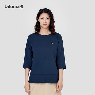 LAFUMA樂飛葉戶外寬松速干T恤女UPF40 LFTS4AL62 打底衫 防曬七分袖