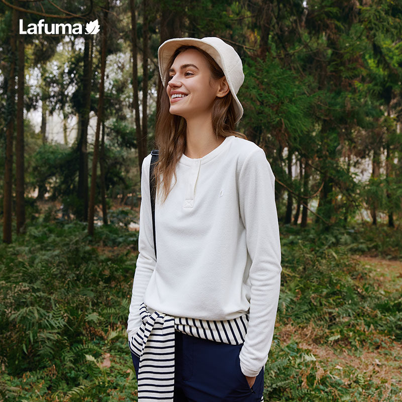 LAFUMA乐飞叶户外秋冬圆领摇粒绒抓绒长袖T恤女保暖上衣LFTS4DL60,户外/登山/野营/旅行用品,户外休闲衣,淘宝优惠券,粉丝福利购,淘宝优惠卷