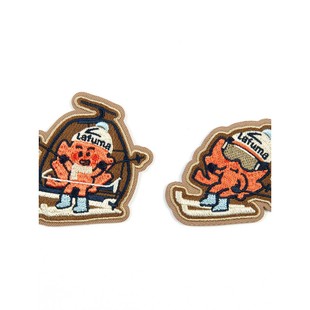 替换装 标叶子徽章套装 2个 袖 LAFUMA乐飞叶户外服装