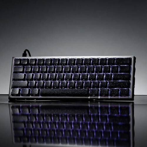 茶茶 XVX同厂黑色果冻2.0星空键帽适配made68魔导士EV63迈从Ace68