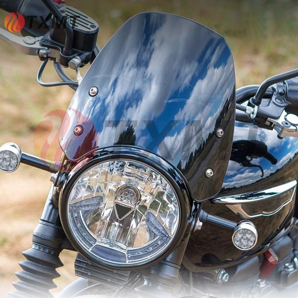 适用 凯旋 Bonneville T100 T120 Thruxton 900 前风挡 挡风玻璃