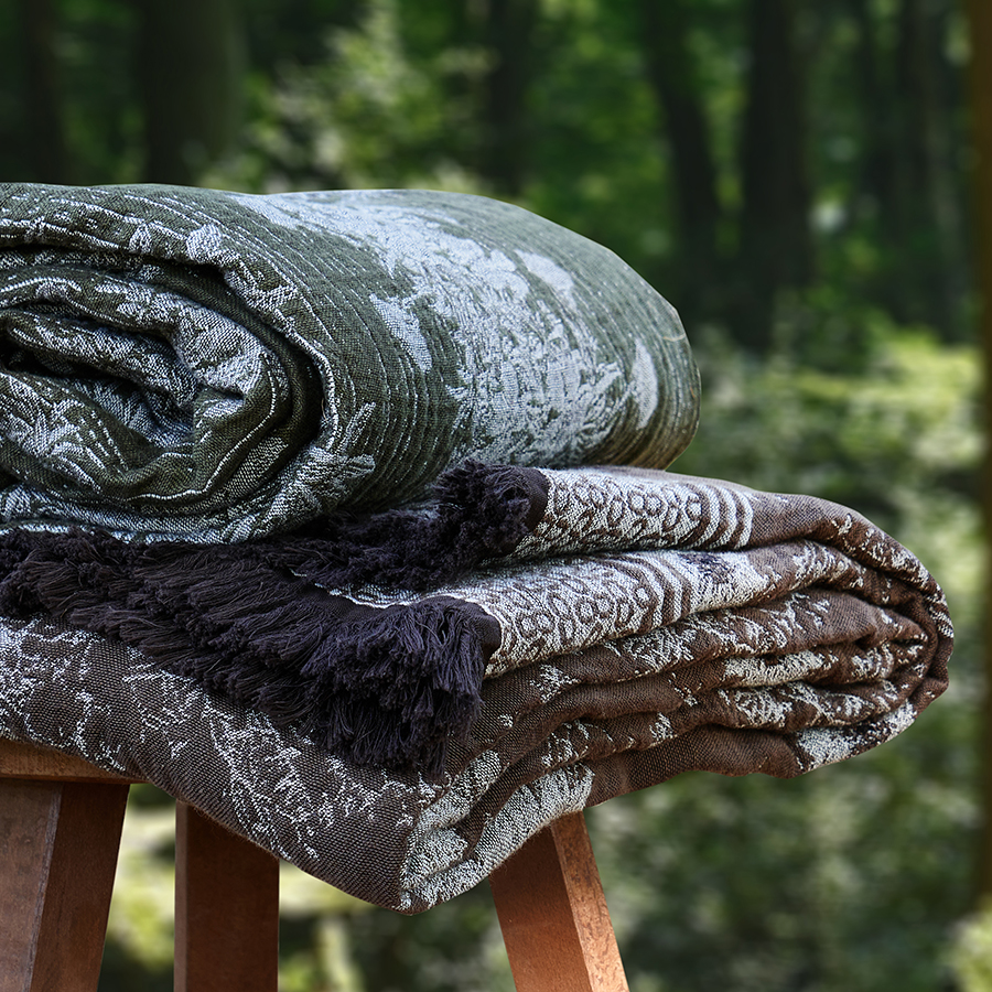 2025新款全棉色织提花毯子毛毯盖毯午睡毯