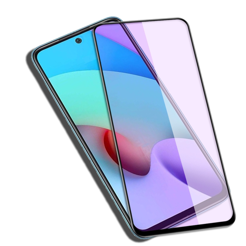 适用红米Redmi104G黑边钢化膜