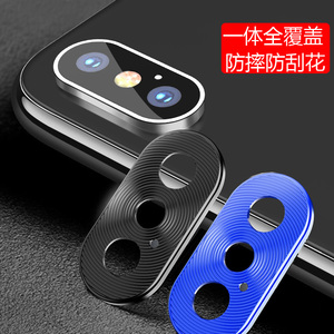 适用于苹果X镜头框iPhoneXs铝合金镜头保护圈XsMax后摄像头全覆盖Xr后膜ix螺纹金属防刮保护镜头圈