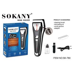跨境SOKANY780剃须刀修胡子剃胡子络腮胡家用刮胡刀UBS充电SHAVER