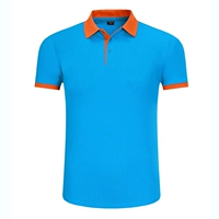 Боевой короткий озеро синий и оранжевый