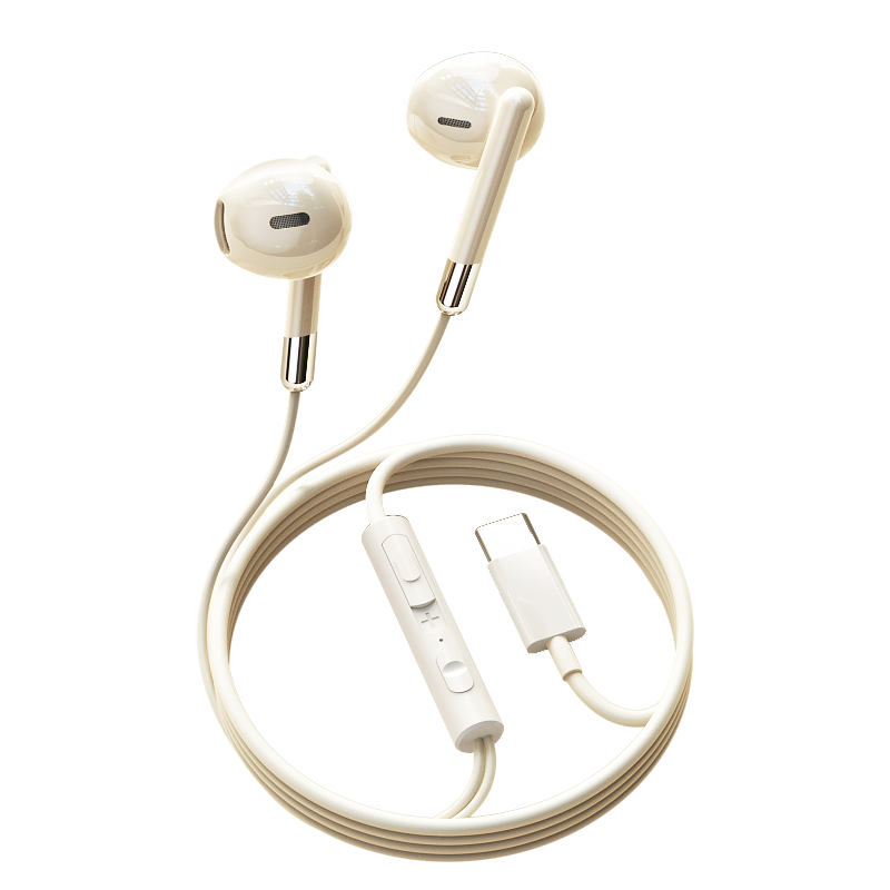官方正品有线耳机入耳高音质type-c接口降噪听歌游戏平板手机圆口