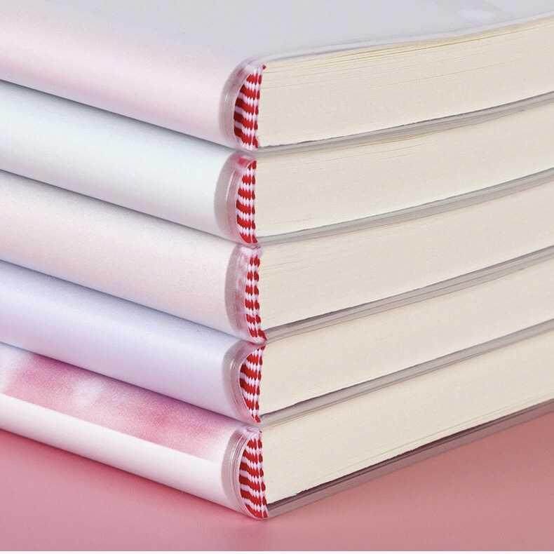 高颜值笔记本16k软皮记事胶套本记录本b5卡通创意潮流本子m