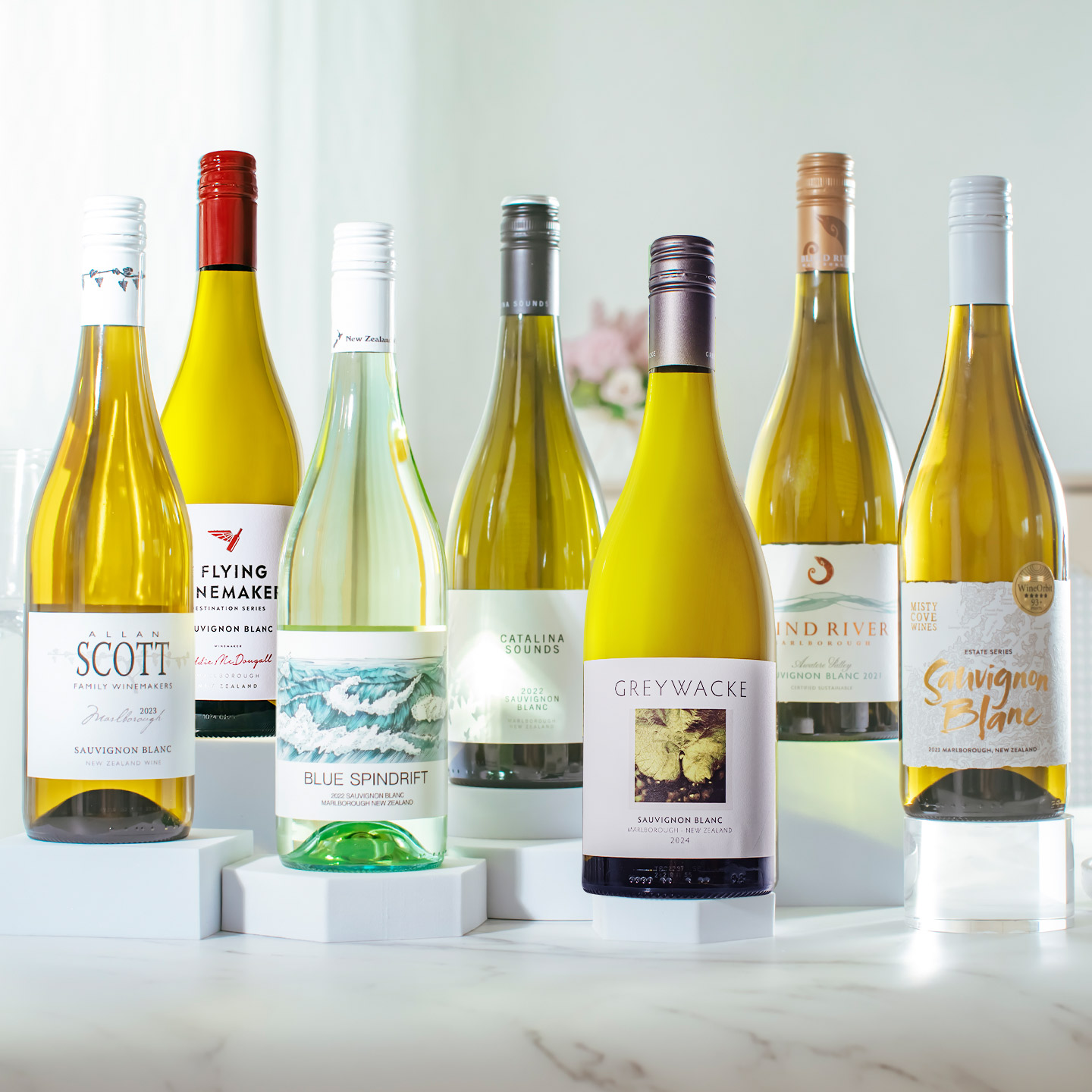 新西兰长相思干白蔚蓝之海送酒杯