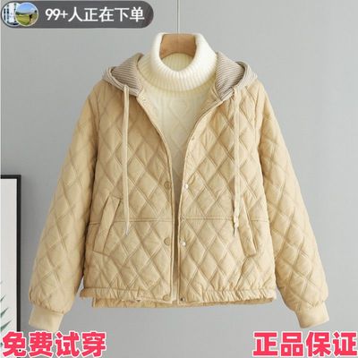 棉衣女短款2025年秋冬季