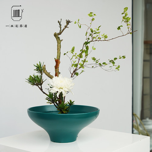 一皿花器花道陶瓷景德镇新中式