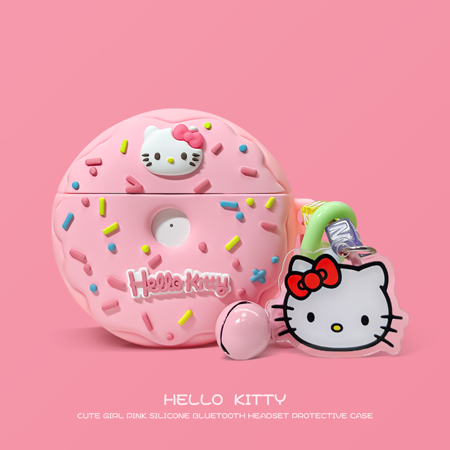 可爱甜甜圈适用airpods保护套