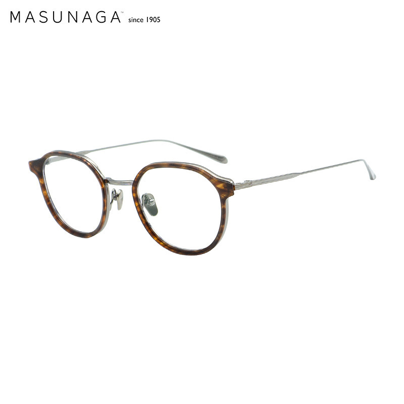 增永手工全框钛材眼镜架