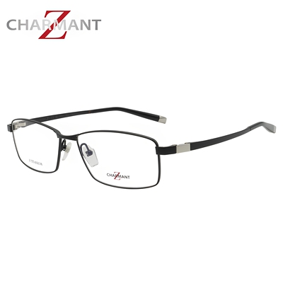 夏蒙（Charmant）男款全框Z钛系列光学配镜近视眼镜架 ZT27094