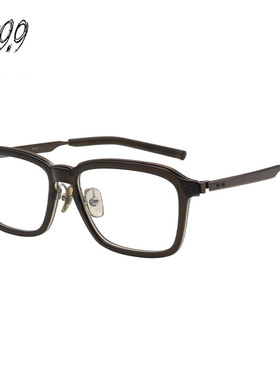 FOUR NINES999.9眼镜框日本进口男女钛材板材全框近视眼镜架M-112