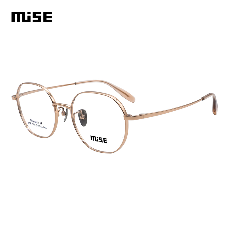 MUISE眼镜框全框超轻钛材光学镜架男女款配镜片MSPT509