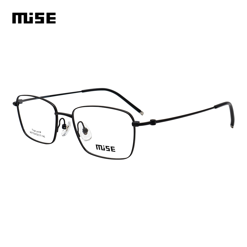 MUISE眼镜框全框超轻钛材光学镜架男女款配镜片MST504